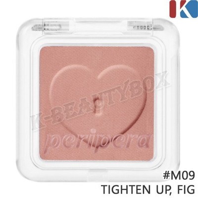 PERIPERA Heart Pocket Single 2,2g #M09 Tighten Up, Fig Point Matte Eye Shadow