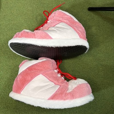 Pink Panda Dunk  Strange Love  Sneaker Slippers Size Large