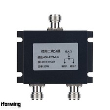 2-Way Microstrip Power Divider RF Power Splitter with N-Female Connectors IF