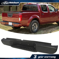 For 2005-2021 Nissan Frontier Rear Bumper Assembly Black Steel Wo Sensor Holes
