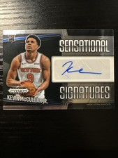 2024-25 Prizm Black Kevin McCullar Jr. Sensational RC Auto #SS-KMJ Rookie Knicks