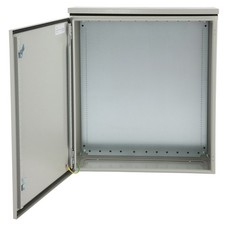 Uimoso Electrical Steel Enclosure Box 24 x 24 x 8 in NEMA 4 for Outdoor Use