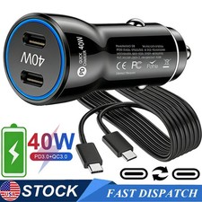 40W USB Type C Fast Charger Adapter Cable For Samsung A07 A17 A16 A15 A26 A35