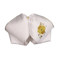 Charro Mono Gold Traditional White Camisa