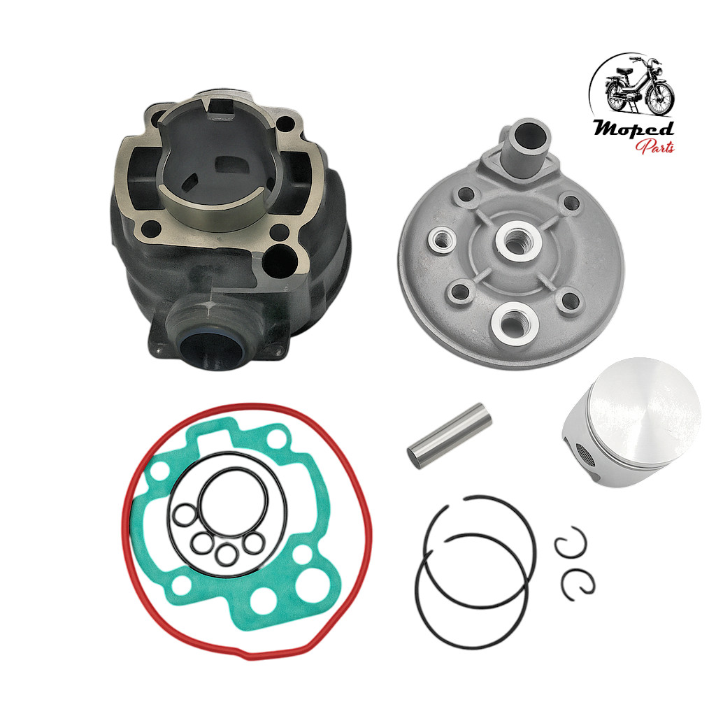 Cylindre 47 mm 70cc avec culasse AM6 Minarelli pour retrouver la compression sur Aprilia