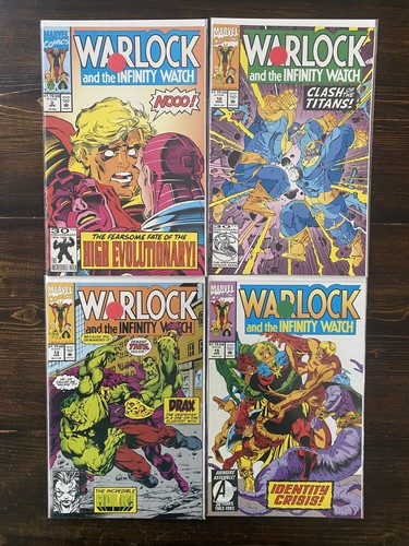 Warlock and the Infinity Watch #3-15 (Lot of 4 Marvel Comics 1992) VF-NM
