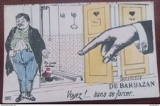 Souvenir de Barbazan - Voyez! ... sans se forcer - Crotte Porte Bonheur