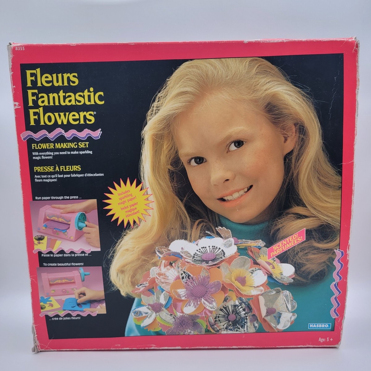 Vintage Hasbro Fantastic Flowers Flower Making Set Toy Very