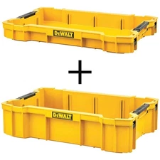 Toughsystem 2.0 Shallow Tool Tray And Toughsystem 2.0 Deep Tool Tray