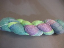 Hand Dyed Merino Wool Super Wash Hank 250 yards