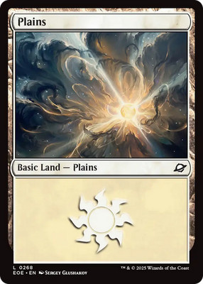 x4 Plains EOE Edge of Eternities MTG 268 M/NM 4x