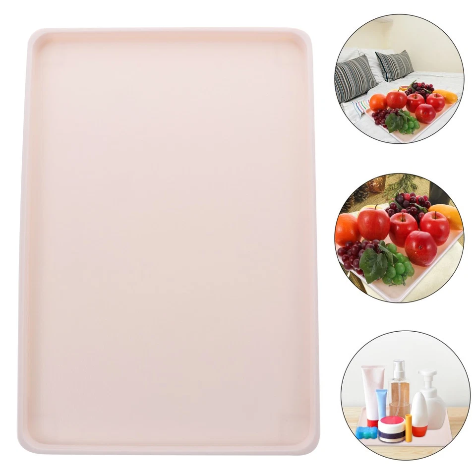 Rectangular Plastic Restaurant Serving Tray Party Trays Simple Severing
