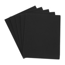5pcs Corrugated Plastic Sheets,4mm Black Blank Yard Lawn Signs 11" x 8.5"