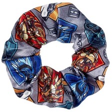 Harry Potter- Hogwarts House Crest Hair Scrunchie ACC NEW