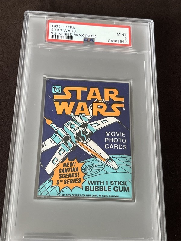 1978 Topps Star Wars 5th Series Graded Wax Pack PSA 9 MINT-This Is My Only PSA 9