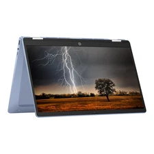 HP Chromebook X360 14" FHD Touch 2-in-1 Intel N100 4GB RAM 64GB SSD Blue +1 Yr W