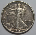 1917 Liberty Walking Silver Half Dollar  - See Pics - No Reserve!