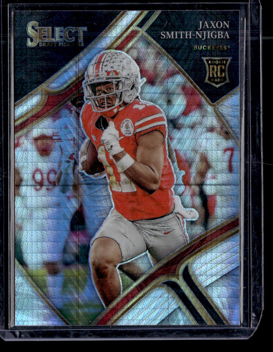 2023 Panini Select Draft Picks #107 Jaxon Smith-Njigba Hyper Prizm