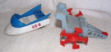 Vintage 1968 Billy Blastoff Toy Lot of Two Vehicles 1 of 2