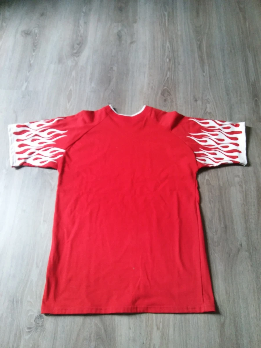 Maglia store con fiamme
