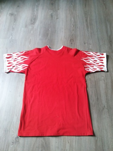 maglia biker rossaNUOVA con fiamme tg. L da uomo | eBay