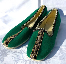 DDR Hausschuhe Grün Ungetragen Kult Vintage