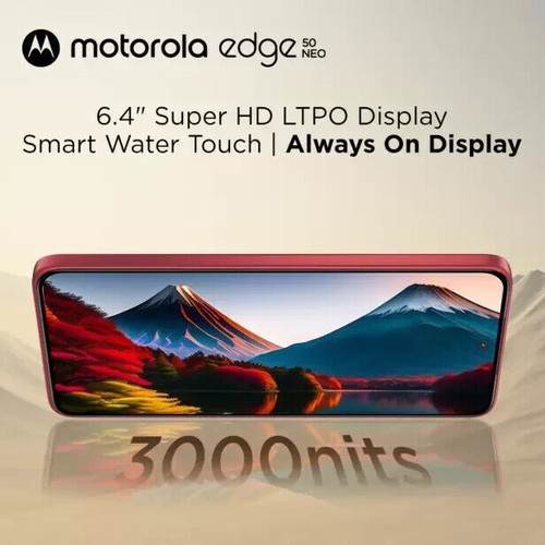 Motorola Edge 50 Neo-Factory Unlocked-Dual SIM 256GB STORAGE-PANTONE Poinciana - Afbeelding 9 van 16