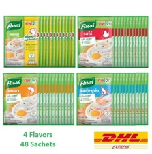 Knorr Instant Porridge Congee Thai Jasmine Rice Delicious Set 4 Flavors 48 Packs