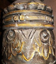 PRACHT PRUNK SÄULE EDEL HOLZ 2,56 GROß alt antik Gotik Renaissance Barock Rokoko