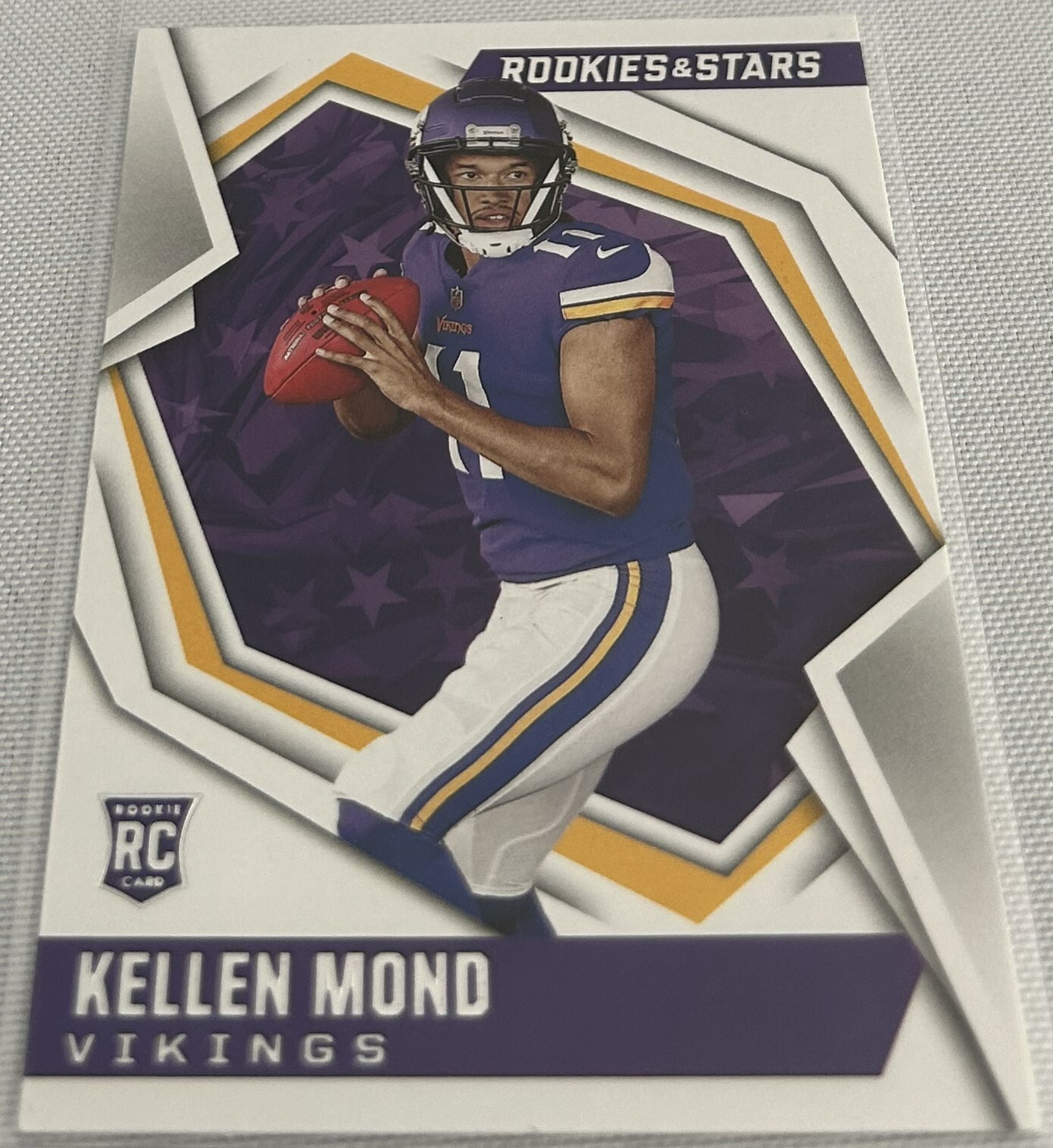 2021 Panini Rookies & Stars Football Kellen Mond Minnesota Vikings Rookie #121