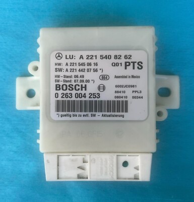 07-09 Mercedes W216 CL63 S63 Parking Back Up Reverse Distance Control Module ;25