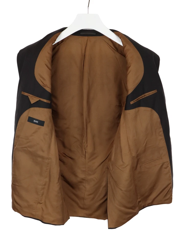 Hugo Boss Gable/Vegas Blazer Men Large Pure Wool Formal Striped - Image 4 of 4