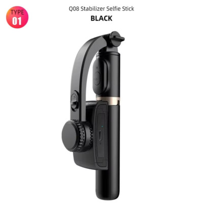 Q08 Gimbal Stabilisator Handy Video Stabilisator Bluetooth Selfie Stick Tripo