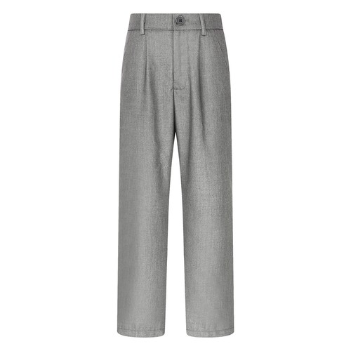 Boys Pants Silky Bottoms Suit Pants Trousers Elastic Waist Britches Party Daks - Picture 10 of 29