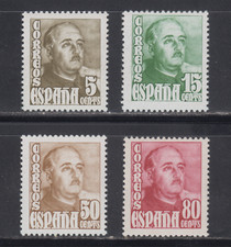 SPAIN ESPAÑA 1948 SET NUEVO MINT MNH EDIFIL 1020-1023 SCOTT 752,760,765,803 LOT2