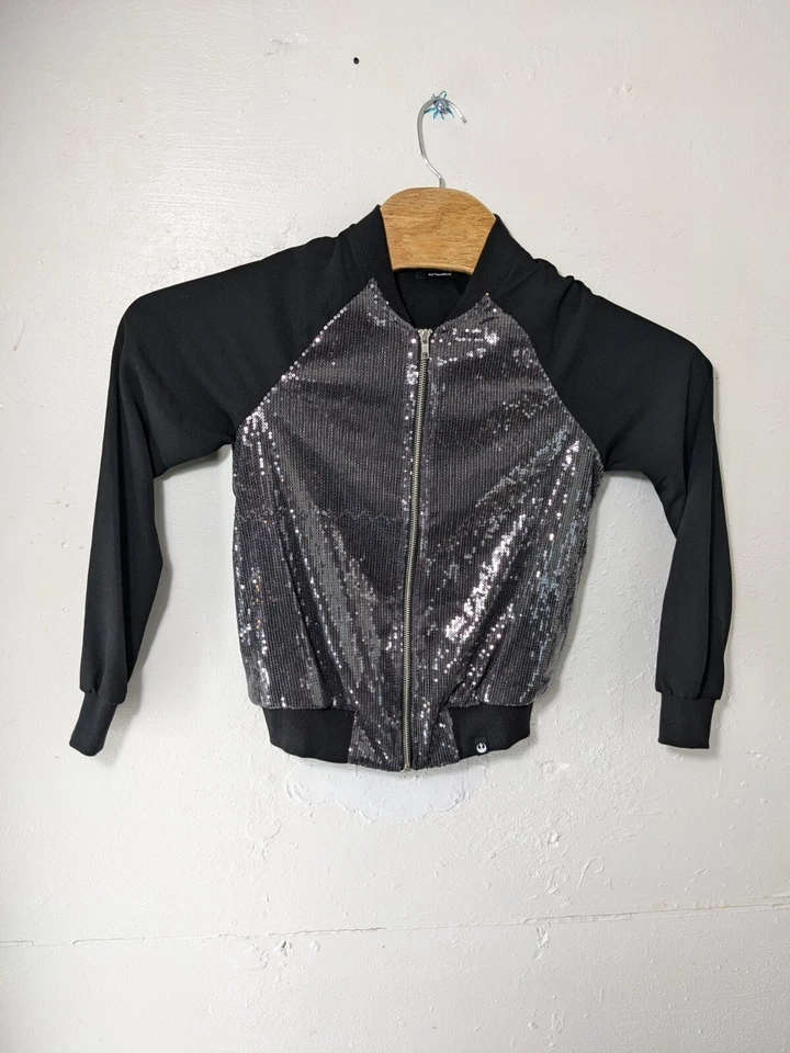 Star Wars Rogue One Women's S Small Sequined Black Lightweight Bomber Jacket - Image 2 of 4