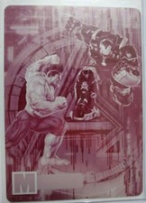 2015 Iron Man vs Hulk 2015 Avengers Movie Printing Plate 1/1  #MD12 Marvel card
