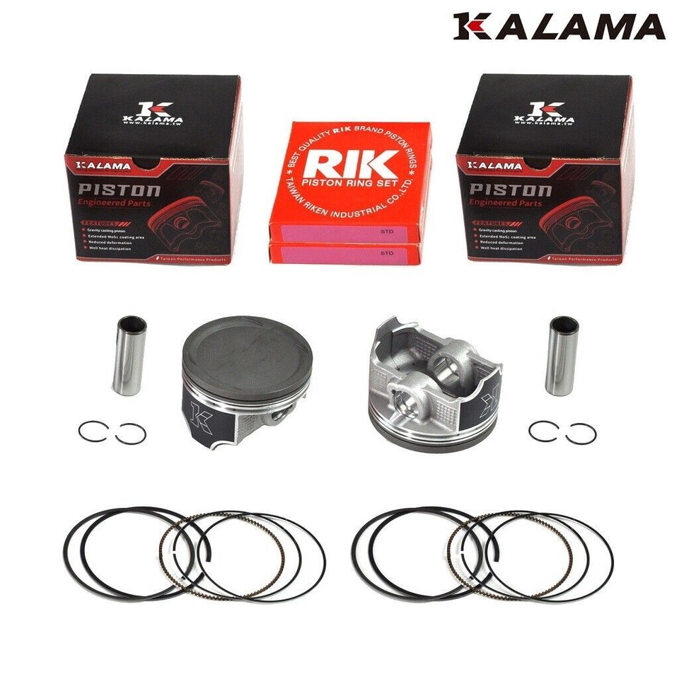 2 Front Rear Cylinder Piston Ring For Kawasaki Brute Force 750 - Foto 5