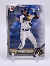 Hendry Mendez 2022 1st Bowman Prospects #BP-88 Milwaukee Brewers