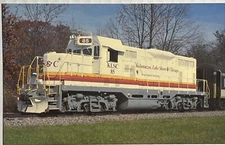 Vintage Train Postcard Kalamazoo Lake Shore & Chicago Railroad Paw Paw