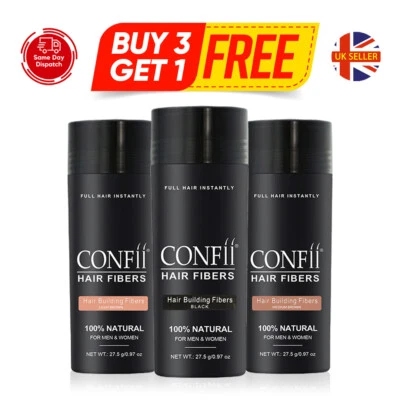 CONFII® Hair Building Fibres 🔥 BUY 3 GET 1 FREE | Best Quality | 27.5g