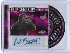 LIL YACHTY 2024 Leaf Pop Century LIL BOAT Inscription Auto RC Card Autograph 1/1