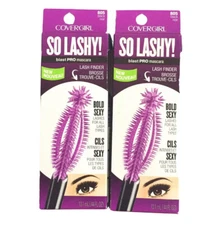 Lot Of 2 COVERGIRL WASHABLE Mascara 805 Black Noir Blast Pro New