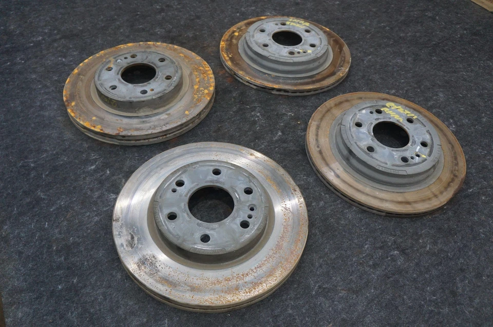 Juego 4 rotores de disco de freno delanteros y traseros OEM 13542112 Cadillac Escalade Esv 21-24 Foto 3 de 4