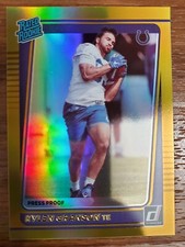 Kylen Granson 2021 Donruss Gold Holo Press Proof Premium Stock #321