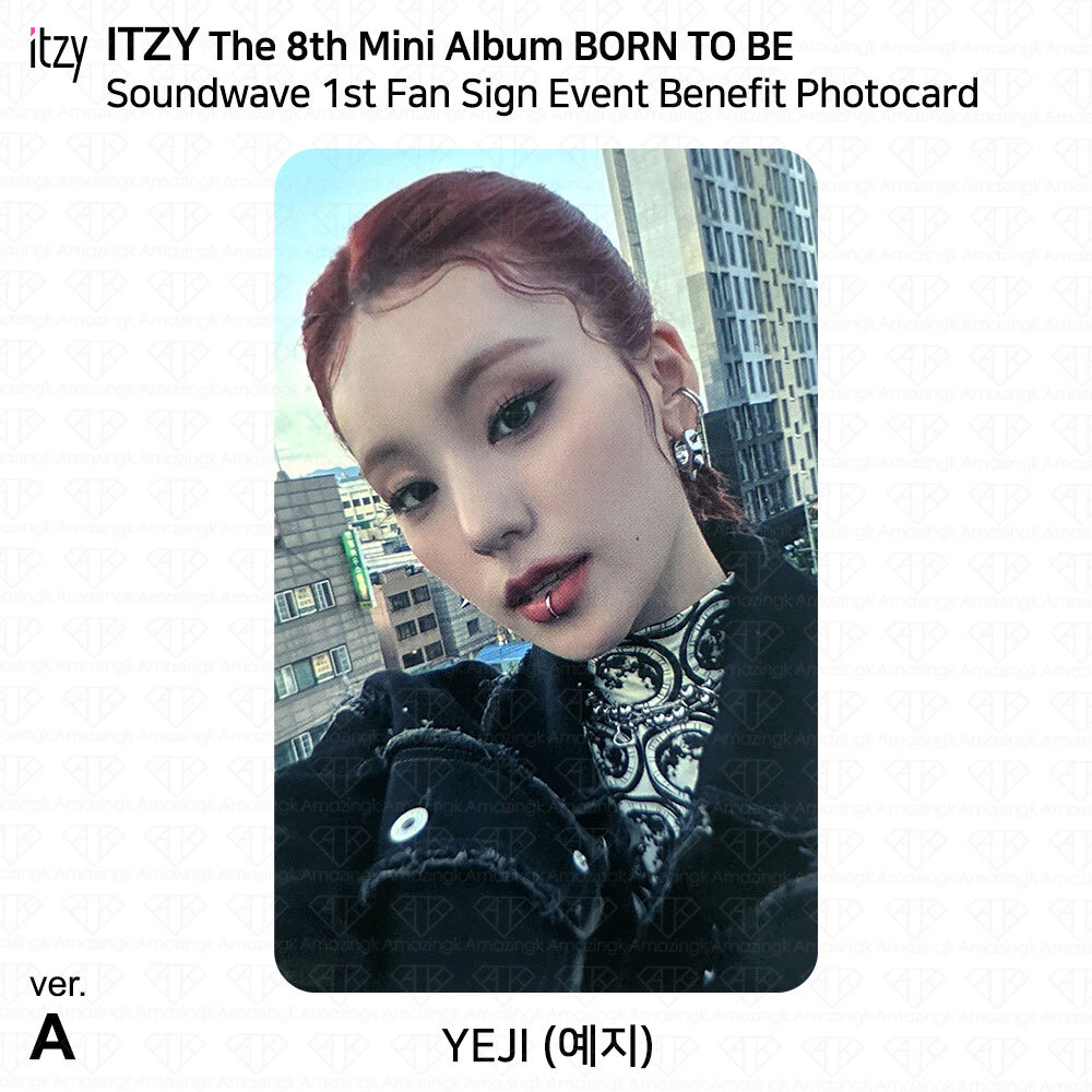 ITZY 8th Mini Album Born To Be Soundwave 1st Offline Fan