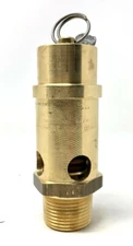 SRV765-10-165 1" MPT 165 PSI 1398 SCFM ASME SAFETY VALVE