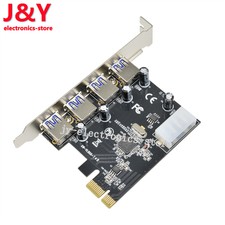 4 Port PCI-E to USB 3.0 HUB PCI Express Expansion Card Adapter 5 Gbps Speed
