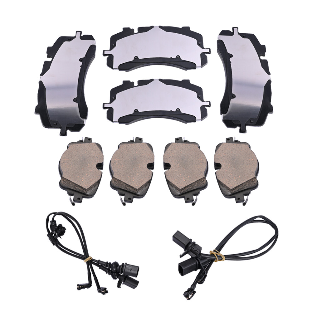 Front Rear Brake Pads Low Dust Premium Fits Bentley Bentayga 2017 2018 2019-2023