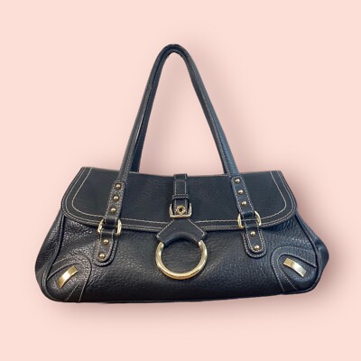DOLCE & GABBANA O Ring Luxury Leather Made In Italy Satchel